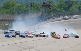 14-Car Crash at Talladega Halts NASCAR Race