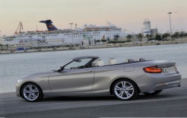 The latest 2-series of BMW in a convertible version