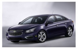 Chevrolet presents its updated Cruze model in New York 