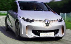 The Renault EOLAB concept car