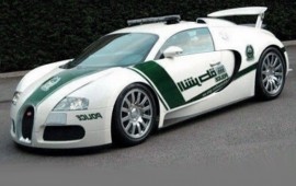 The Dubai police has received the Bugatti Veyron as a patrol car