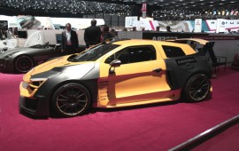 Sbarro Sparta hybrid in Geneva car show