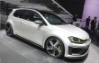 Volkswagen shows its Golf R 400 concept at the auto show in Beijing 