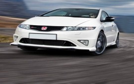 A prototype of the latest Honda Civic Type R noticed in the US