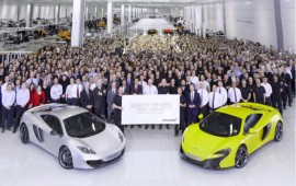 McLaren produced the 5,000th car of Super Series