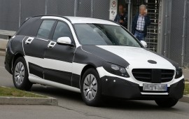 Mercedes is preparing to introduce its new C-class wagon next year 