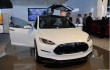 Tesla presented an electric crossover Model X in Detroit. 