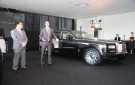 Rolls Royce company starts its first "Boutique Showroom" in Bangkok, Thailand