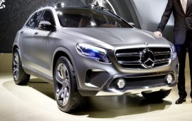 Mercedes-Benz showed the compact crossover GLA