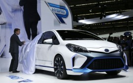 Yaris-R hybrid at the Frankfurt Auto Show