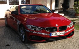 New BMW Cabrio of 4-series 