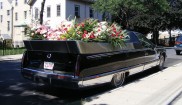 Cadillac Fleetwood flower car