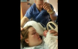 Woman gives birth after surviving horrific car crash