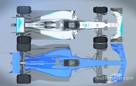 Video F1's 2017 and current cars compared