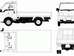 Mitsubishi Delica Flat Truck