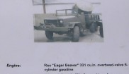 REO 2 Ton 6X6 Military Truck with Searchlight