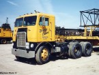 White Freightliner coe