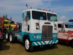 White Freightliner coe